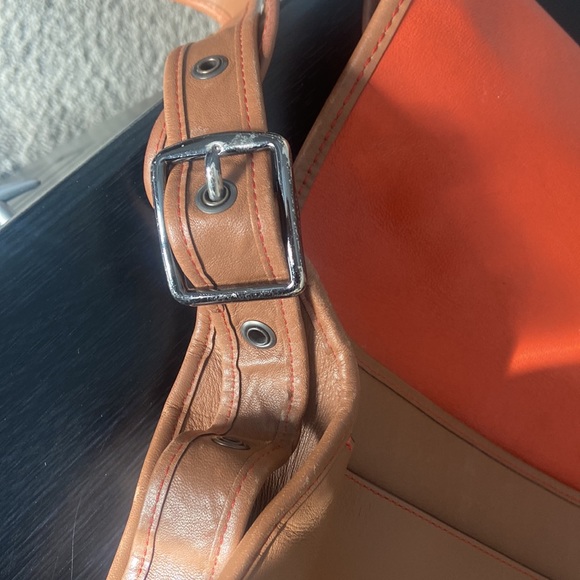 COACH Brown Saddle Bag Purse - Picture 8 of 10